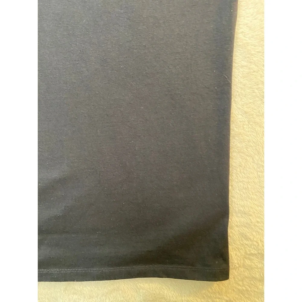 The North Face Mens Black Graphic T-Shirt Large Mountain Back Print Short Sleeve
